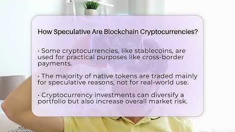 How Speculative Are Blockchain Cryptocurrencies? - Talking Tech Trends