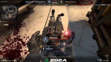 CS:GO - The exact same move... FTW... 1v4 ninja defuse...