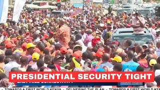 NO NONSENSE AS RUTO SECURITY BEEFED UP, ALERT LIKE NEVER AFTER MAJOR SHIFT, PRESIDENT LIFE THREAT