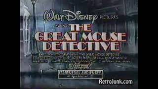The Great Mouse Detective commercial 1986