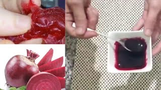 ماسك الباربا ( الشمندر ) والجيلاتين الفعال لإزالة الرؤوس السوداء وشعر الوجه Beetroot mask