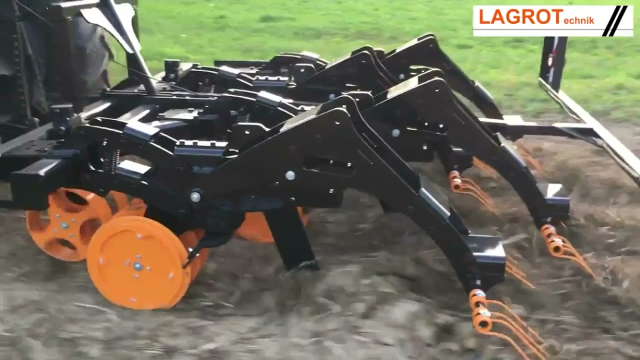 Achter schaaf voorbewerking rond 3 cm diep Agri Bio Eco