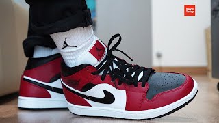 แกะกล่อง พรีวิว และ On-Feet Air Jordan 1 Mid 