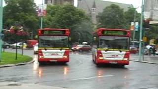 Buses in Plymouth August 2009