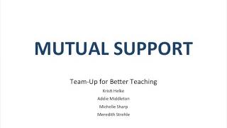 Team Up for mutual support