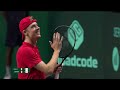 Lorenzo Sonego v Denis Shapovalov | Italy v Canada | Davis Cup Final 8 SF Highlights