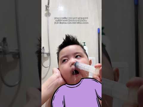 ibu2 jangan langsung nyoba ke anak, kalian belajar dlu di hidung kalian dlu..jadi tau sela nya