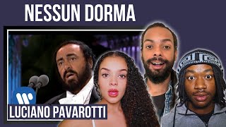First time hearing Luciano Pavarotti - Nessun dorma | The Three Tenors | Group reacts
