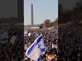 Tens of thousands of Israel supporters rally in Washington, D.C. #shorts