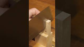 Incredible Wedged Mortise and Tenon Joint | Woodworking | ASMR #shorts