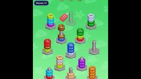 Nut Sort Puzzle Level 2371 - 2380 Walkthrough