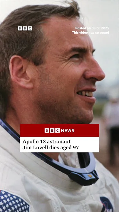 Astronaut Jim Lovell, who guided Apollo 13 safely back to Earth, has died aged 97. #BBCNews