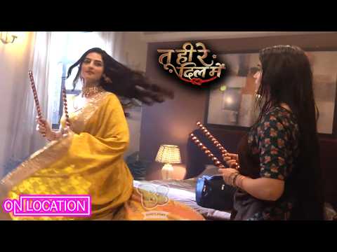 Tu Hi Re Dil Mein | Swati और Vrinda ने मिलकर एक साथ खेल डांडिया। | On Location | Zee Tv