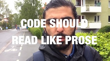 Code like prose | Code Walks 013