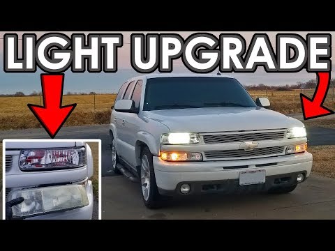 Updating The Tahoe Front End (New Headlights and LEDs)