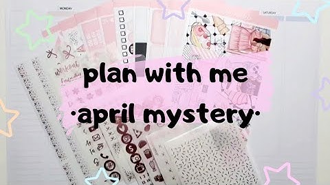 Plan With Me // April Mystery (Scribble Prints Co)
