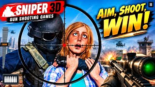 Aim, Shoot, Win!Sniper 3D: Gun Shooting Games 🚓📟💣 screenshot 4