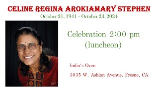 Celine Regina Arokiamary Stephen - Celebration Luncheon -