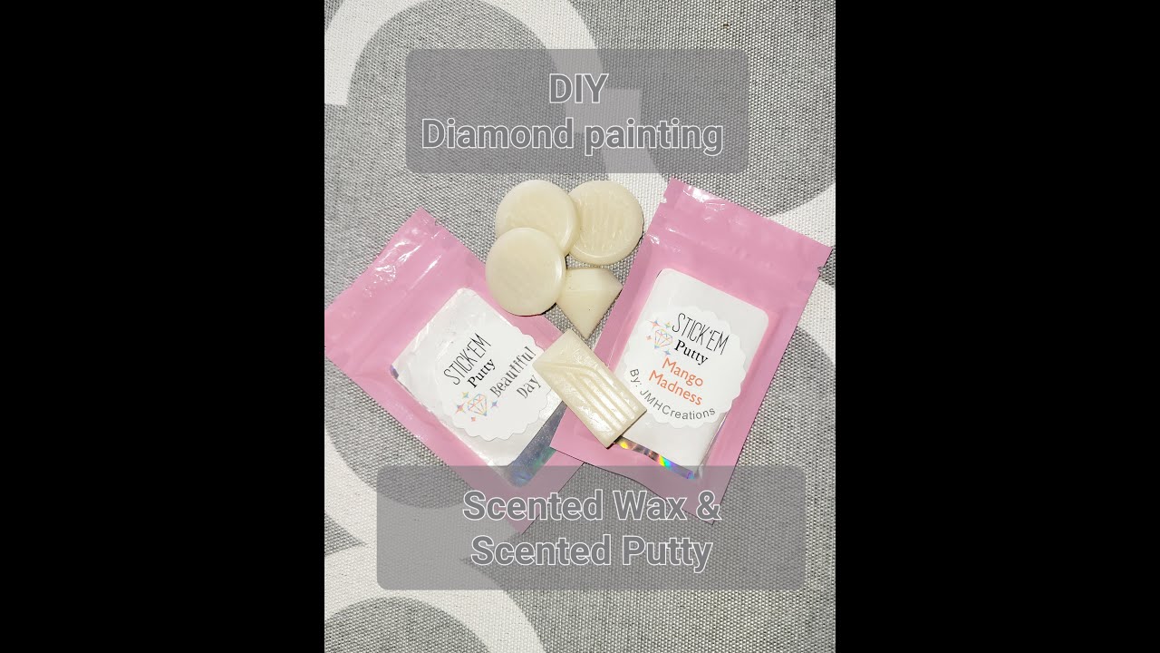 How I make my scented wax and scented putty for diamond painting!!! 