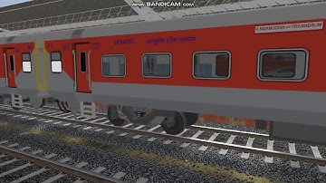 MSTS(OPEN RAILS)Indian Railways@12953 August Kranti Rajdhani part 3