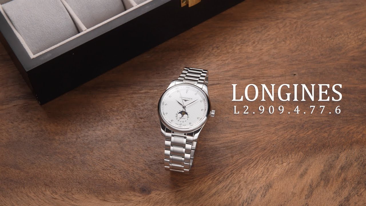 Review đồng hồ Longines L2.909.4.77.6 phiên bản 13 viên kim cương tạo nên vẻ ngoài sang trọng.