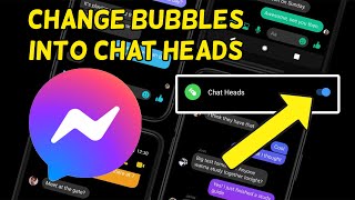 How to Change "Bubbles" into "Chat Heads" | Messenger 2021 | ANDROID 11 screenshot 5