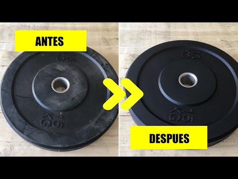 Video: ¿Cómo limpiar mancuernas recubiertas de goma?