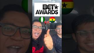 No BET nominations for Ghana.😂🇬🇭🇳🇬 #ghana #nigeria #betawards #viral #afrobeats #shorts #video