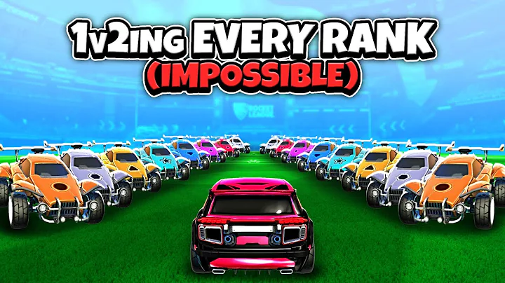 I Tried 1v2ing Every Rank In Rocket League… (IMPOSSIBLE)