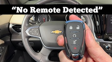 2018 - 2023 Chevy Traverse NO REMOTE DETECTED - How To Start Chevrolet With Dead Key Fob Battery