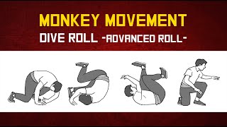 🐒Kung Fu Monkey Movement - Dive Roll