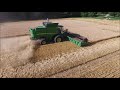 JUNIOR HARVEY FARMS BATH, IN CUTTING WHEAT JUNE 28TH, 2019 S780 COMBINE AND 45FT HEAD