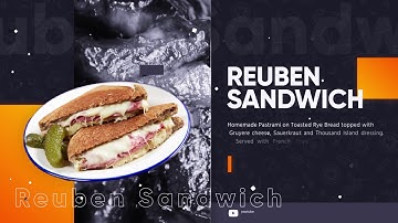 MODERN RESTAURANT MENU PROMO - Motion Graphic video making service