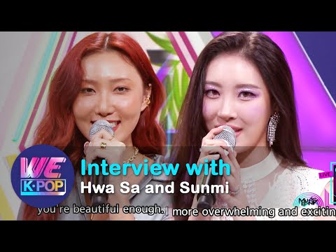 Comeback Interview with Hwa <strong>Sa</strong> and Sunmi [Music <strong>Bank</strong> / ENG / 2020.07. 03]