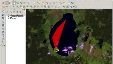 QGIS DTClassifier in action. Part 1. Finding areas of interest throughout one image