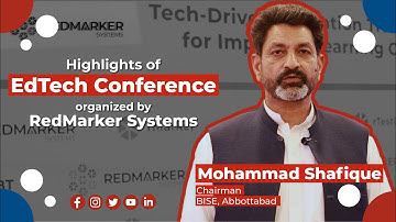EdTech Conference | RedMarker Systems | BISE Abbottabad