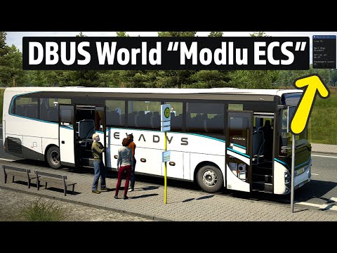 ETS 2 DBus World İlk Oynanış "Sanal Otobüs Şirketi ve Yolcu Sistemi"