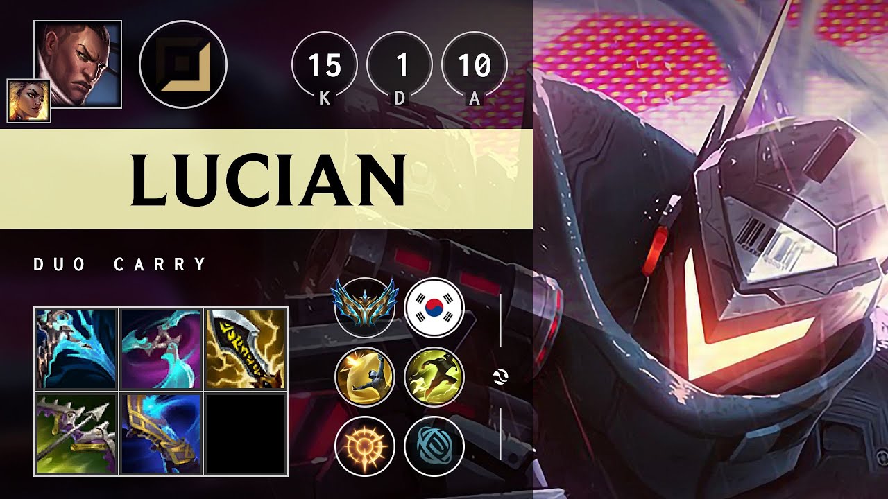 Lucian ADC vs Corki - KR Challenger Patch 25.21