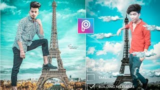 PicsArt Eiffel Tower || Instagram Viral Photo Editing 2018 || A to Z EDITING ZONE screenshot 3