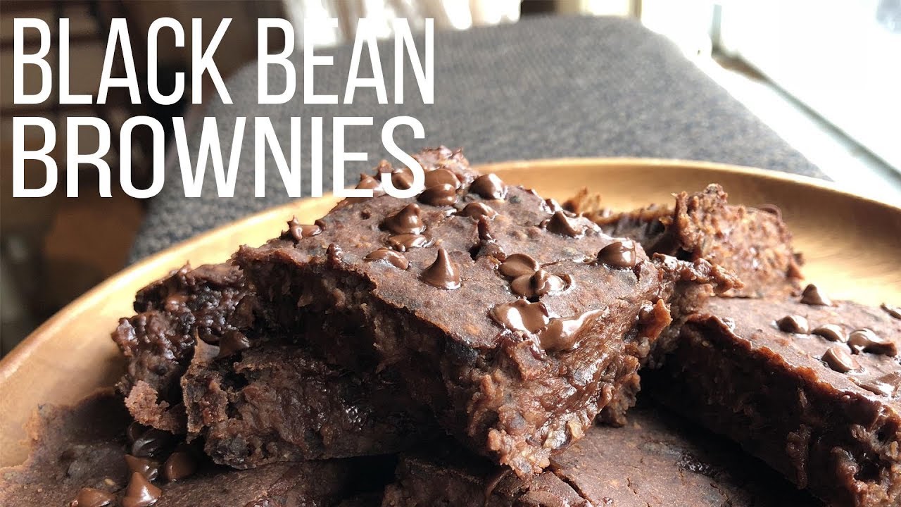 Healthy Black Bean Brownies Vegan Youtube