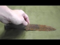 Восстановление найденного ножа: часть1