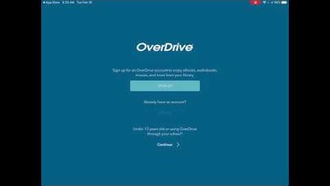 OverDrive App Tutorial