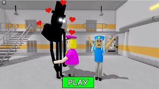 SECRET UPDATE | MR D FALL IN LOVE WITH POLICE GIRL? SCARY OBBY #roblox #scaryobby