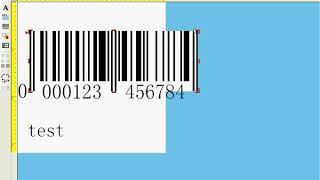 The using tutorial of 2120T barcode editing software.