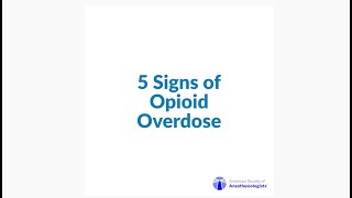 5 Signs of Opioid Overdose Resimi