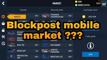 Blockpost mobile Market : New trading currency !