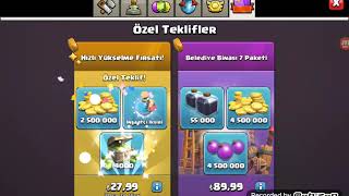 CLASH OF CLANS oynadım