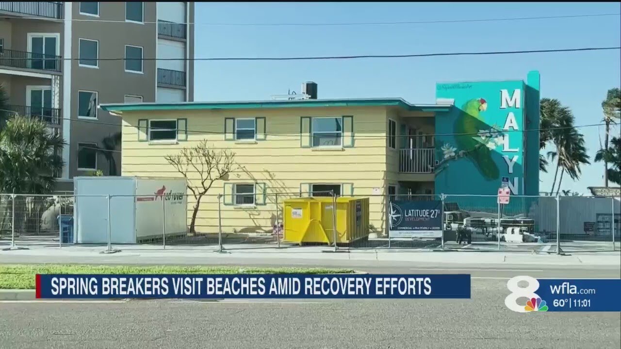 'It's completely different this year': Spring break crowds return to barrier islands post-hurricanes