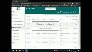 Docter IPD Patient List Telemedicine Website. #reactnative #shorts #health #doctor screenshot 3