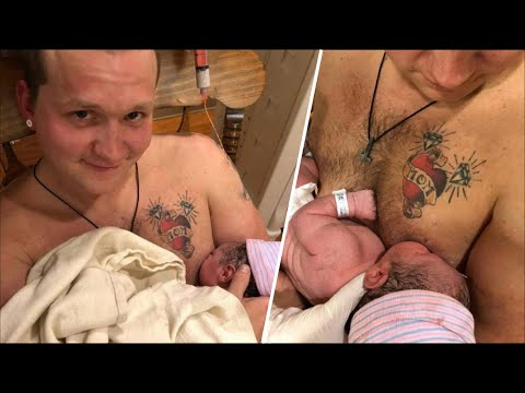 Vídeo: Um Pai Amamenta Seu Bebê